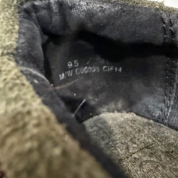 b.o.c Born Concept Peggy SlipOn Leather Clogs Womens 9.5M Green Shimmery Comfort - Picture 7 of 7